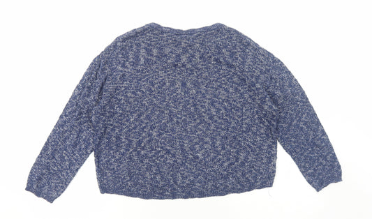 Womens UK Size M H&M Blue Pullover Jumper