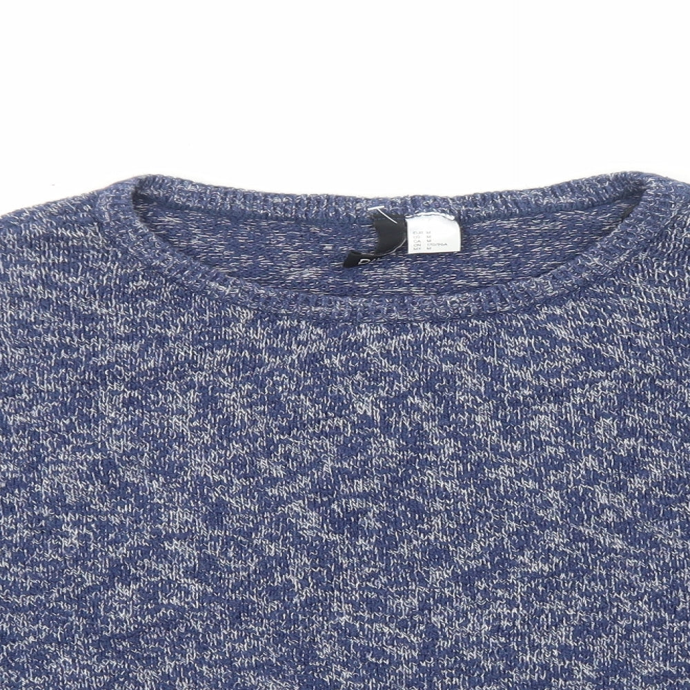 Womens UK Size M H&M Blue Pullover Jumper