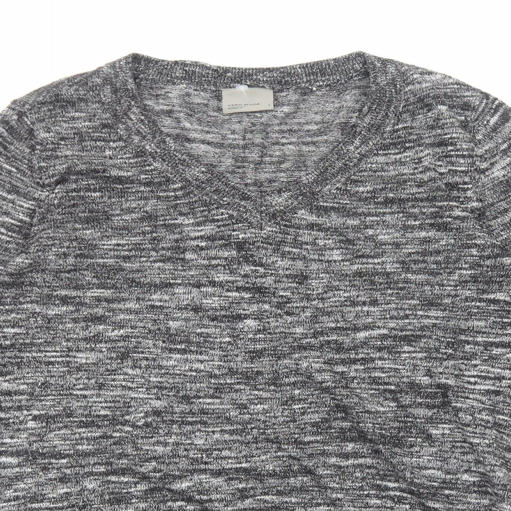 Womens UK Size S VERO MODA Grey Pullover Jumper