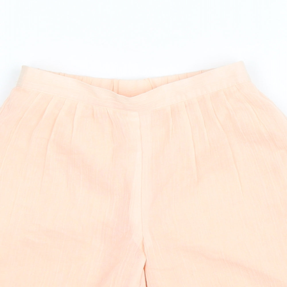 Janie and Jack Girls Pink 100% Cotton Jogger Trousers Size 18-24 Months Pullover
