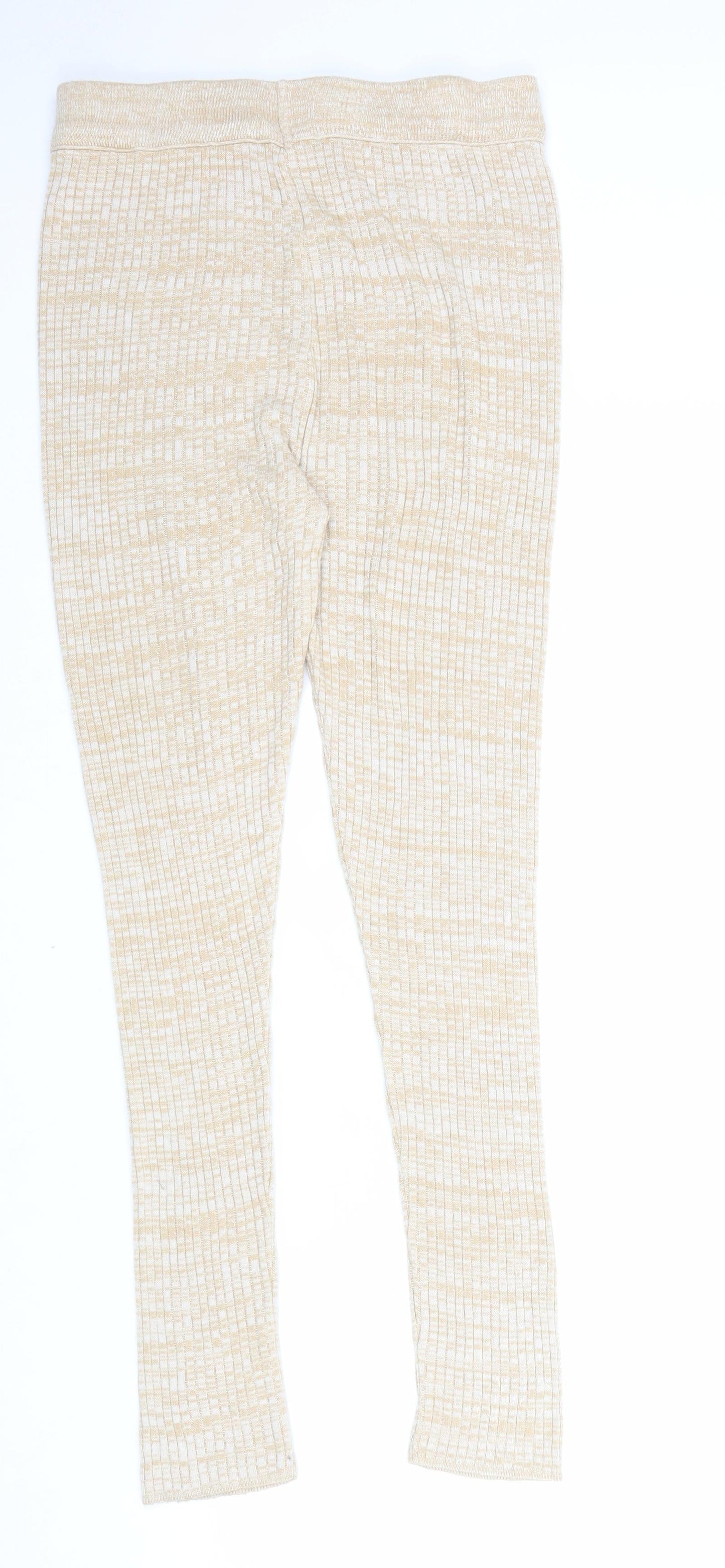 Womens UK Size 10 ASOS Regular Fit Jogger Beige Trousers