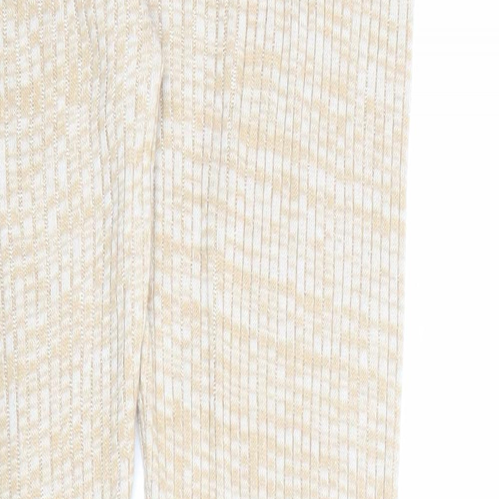 Womens UK Size 10 ASOS Regular Fit Jogger Beige Trousers