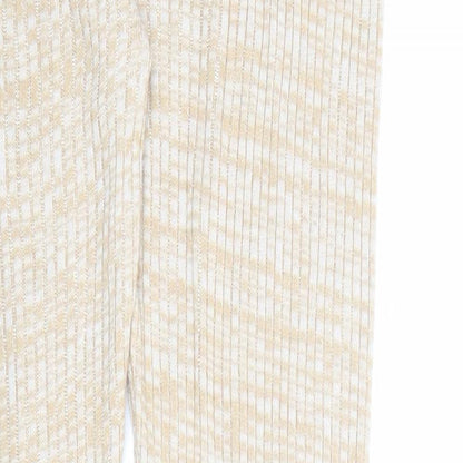 Womens UK Size 10 ASOS Regular Fit Jogger Beige Trousers