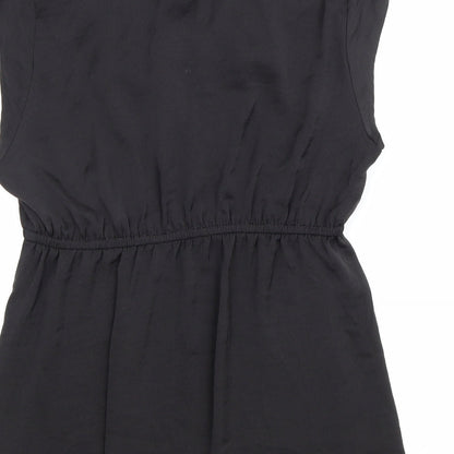 Womens UK Size 14 H&M Black Basic Tank