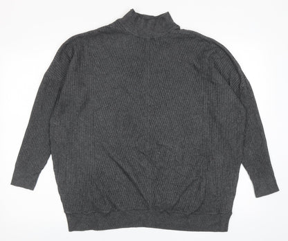 Womens UK Size 16 M&Co Grey Pullover Jumper