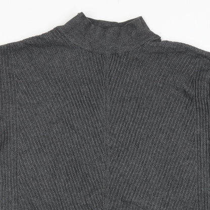 Womens UK Size 16 M&Co Grey Pullover Jumper