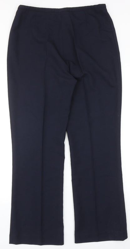 Womens UK Size 14 Simon Jersey Regular Fit  Blue Trousers