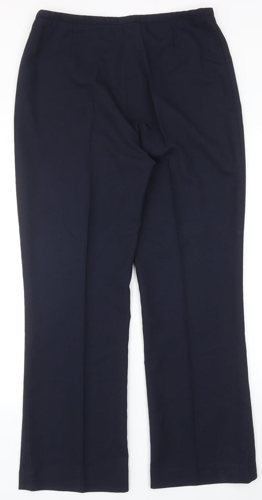 Womens UK Size 14 Simon Jersey Regular Fit  Blue Trousers