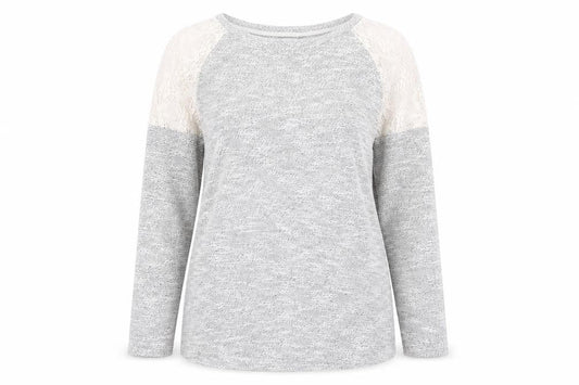 Womens UK Size 12 Peacocks Grey Pullover Jumper