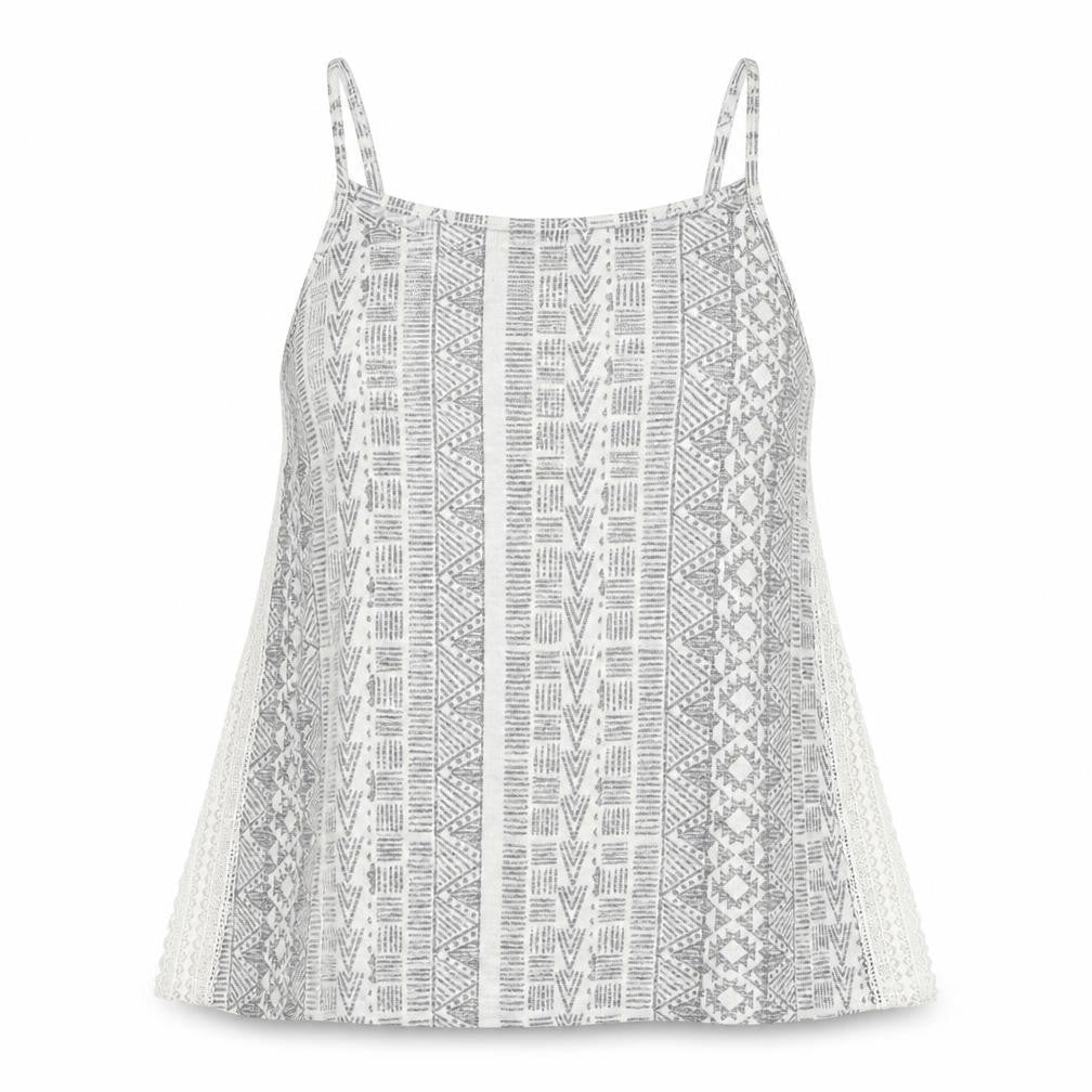 Womens UK Size 12 New Look Grey Basic Tank