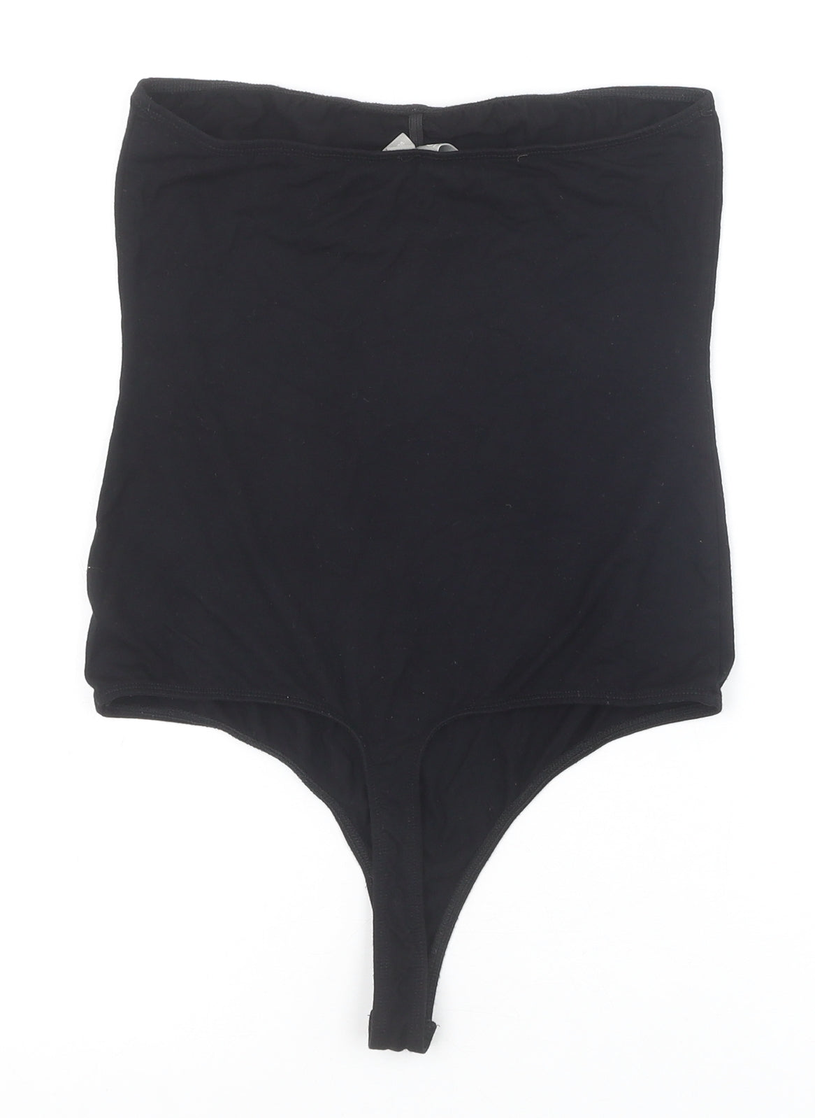Womens UK Size 10 ASOS One-Piece Black Bodysuit