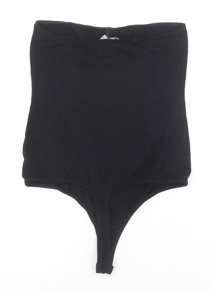 Womens UK Size 10 ASOS One-Piece Black Bodysuit