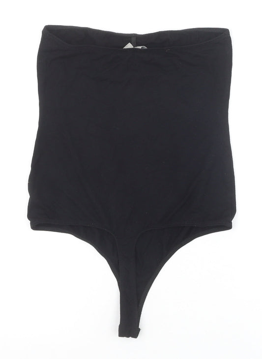 Womens UK Size 10 ASOS One-Piece Black Bodysuit