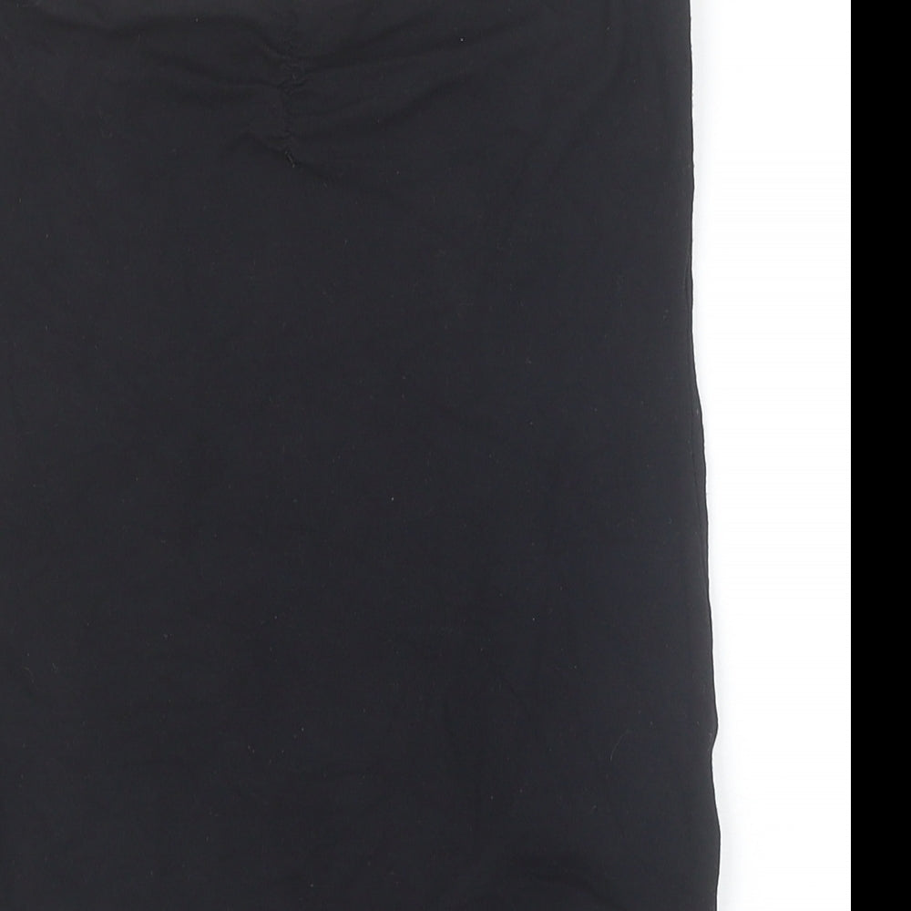 Womens UK Size 10 ASOS One-Piece Black Bodysuit