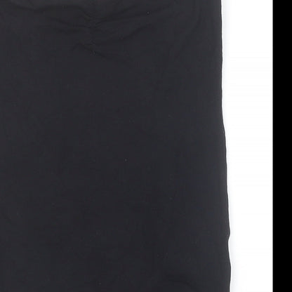 Womens UK Size 10 ASOS One-Piece Black Bodysuit
