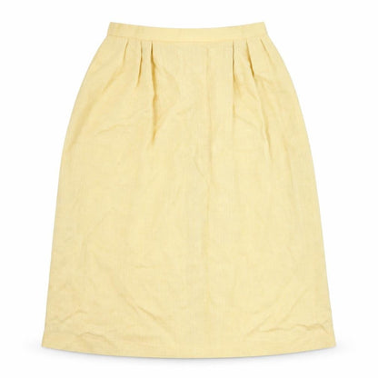 Jones New York Womens Yellow Polyester Tulip Skirt Size 10 Zip