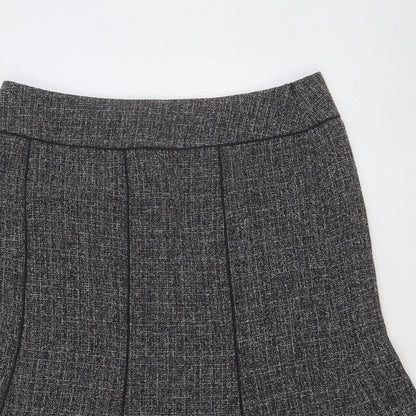 EWM Womens Grey Polyester Trumpet Skirt Size 16