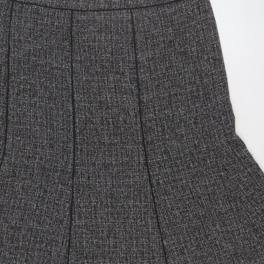EWM Womens Grey Polyester Trumpet Skirt Size 16