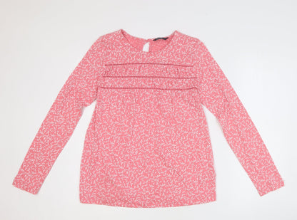Womens UK Size 6 Marks and Spencer Pink Basic T-Shirt