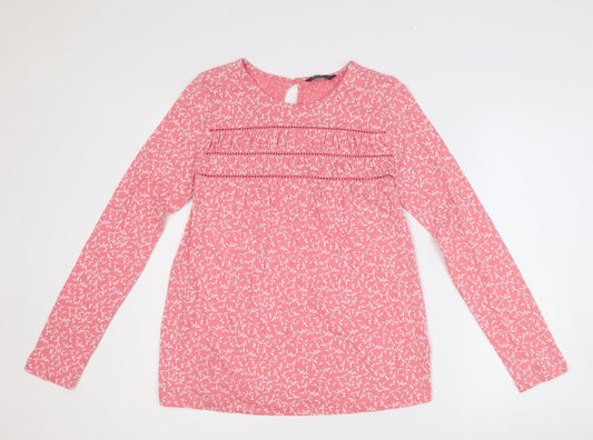 Womens UK Size 6 Marks and Spencer Pink Basic T-Shirt