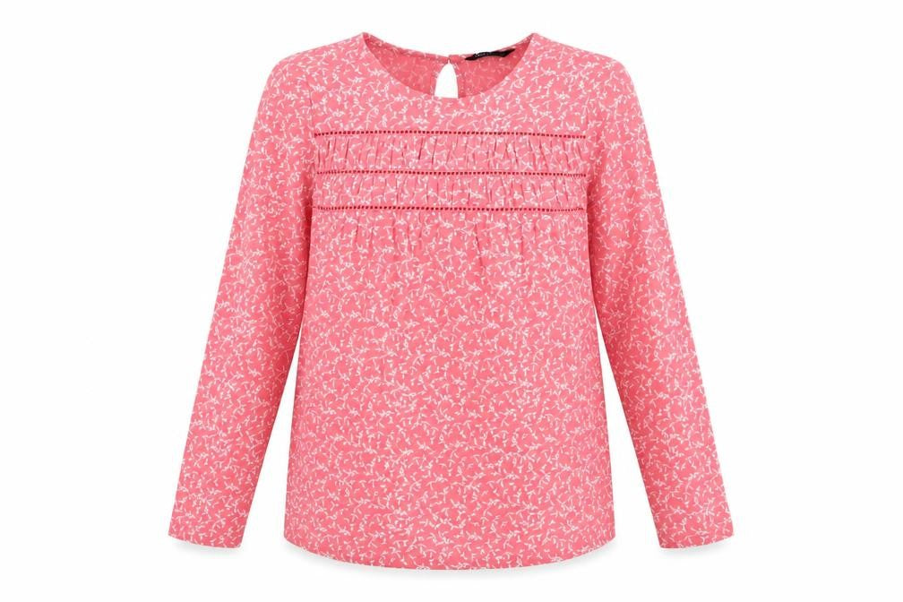 Womens UK Size 6 Marks and Spencer Pink Basic T-Shirt