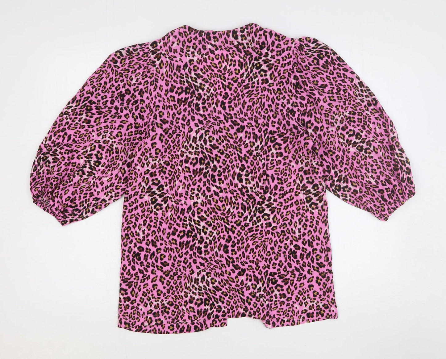 Womens UK Size 8 Marks and Spencer Pink Basic Blouse