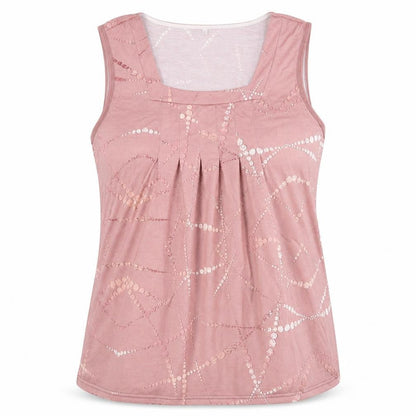 Womens UK Size 2XL Preworn Pink Basic Tank
