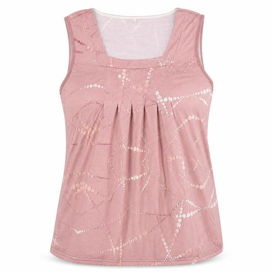 Womens UK Size 2XL Preworn Pink Basic Tank