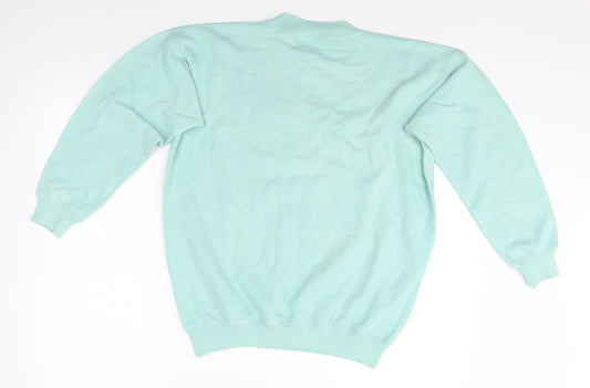 Womens UK Size 8 Preworn Blue Pullover Jumper