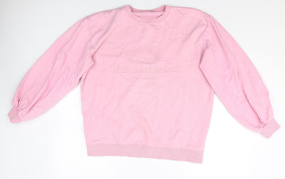 Womens UK Size 12 Threadbare Pink Pullover Jumper