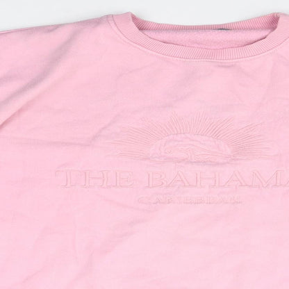 Womens UK Size 12 Threadbare Pink Pullover Jumper