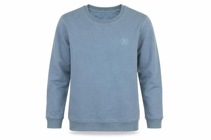 Very Girls Blue Round Neck Cotton Pullover Jumper Size 11 Years Pullover