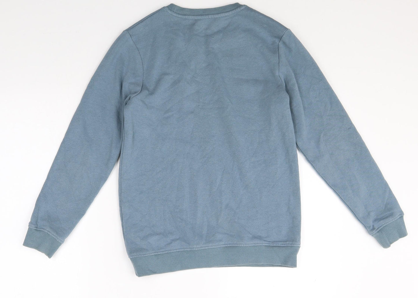 By very Girls Blue Round Neck Cotton Pullover Jumper Size 11 Years Pullover