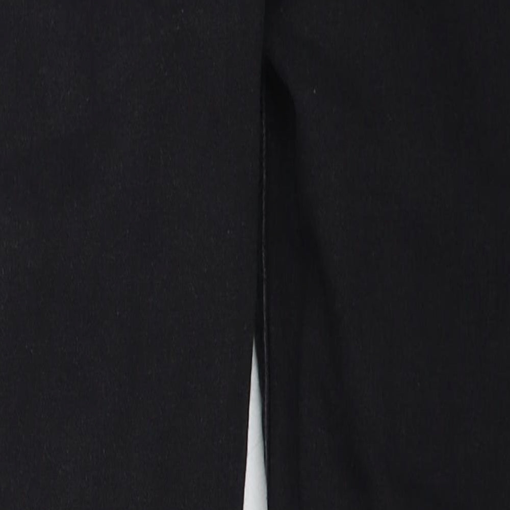 Matalan Girls Black Cotton Skinny Jeans Size 9 Months Regular Pullover
