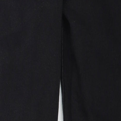 Matalan Girls Black Cotton Skinny Jeans Size 9 Months Regular Pullover