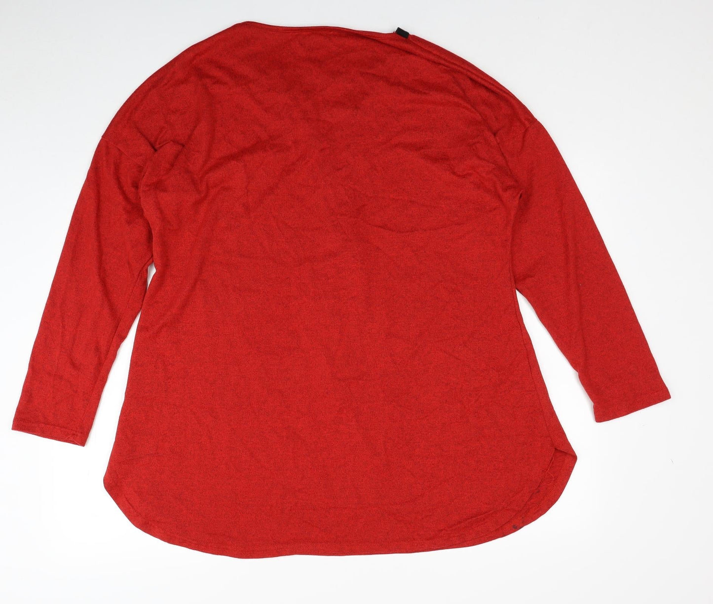 Womens UK Size 4XL Zanzea Red Pullover Jumper