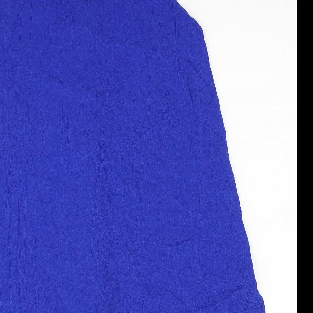 Womens UK Size 12 BHS Blue Basic Tank