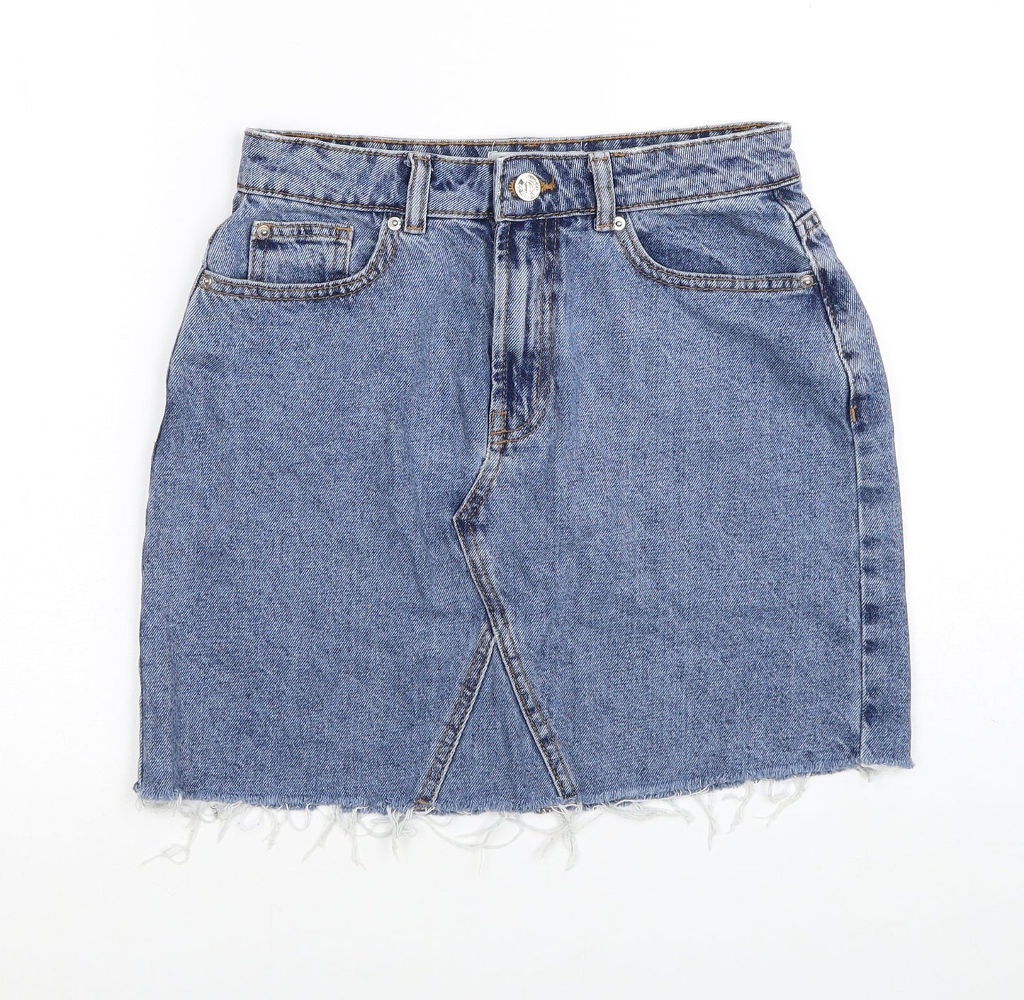 Womens UK Size 8 Denim & Co. Straight & Pencil Denim Skirt