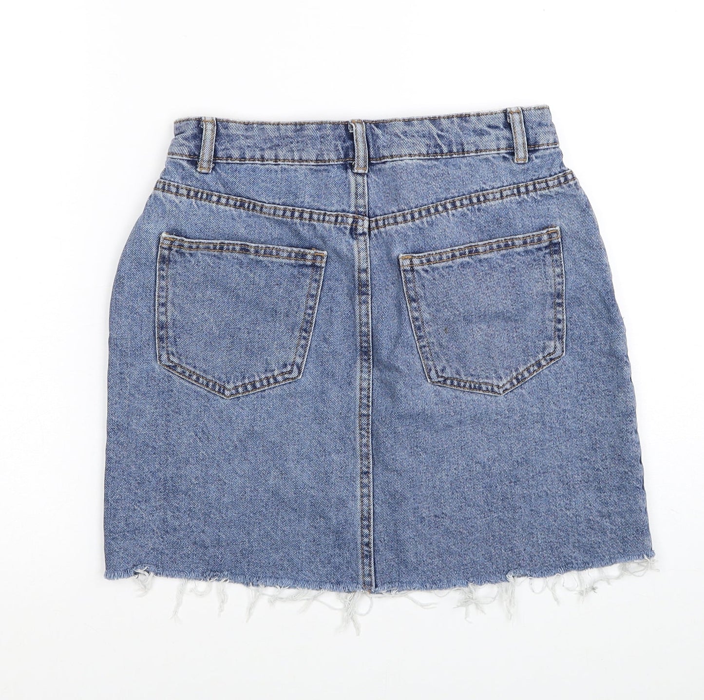 Womens UK Size 8 Denim & Co. Straight & Pencil Denim Skirt