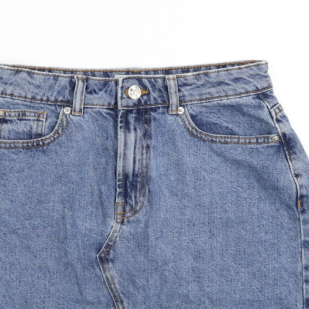 Womens UK Size 8 Denim & Co. Straight & Pencil Denim Skirt