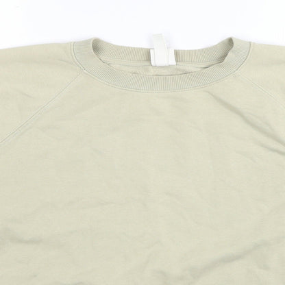H&M Womens Beige Cotton Pullover Sweatshirt Size S Pullover