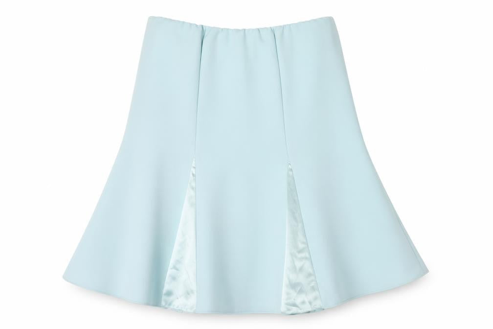 Klass Womens Blue Polyester Swing Skirt Size 14
