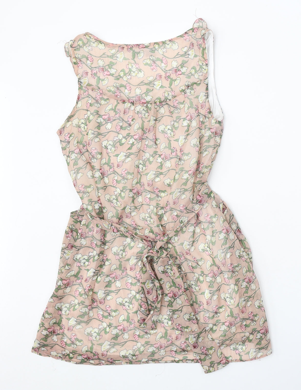 Womens UK Size M Ravi Famous Pink Basic Tank
