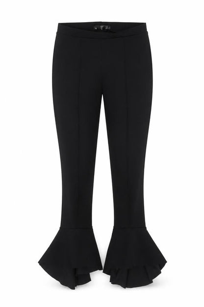 Womens UK Size 10 Missguided Regular Fit  Black Trousers
