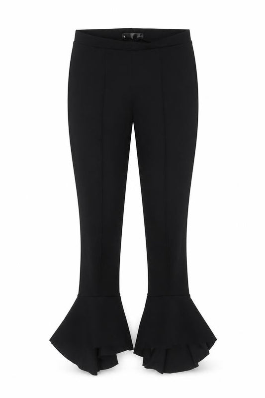 Womens UK Size 10 Missguided Regular Fit  Black Trousers