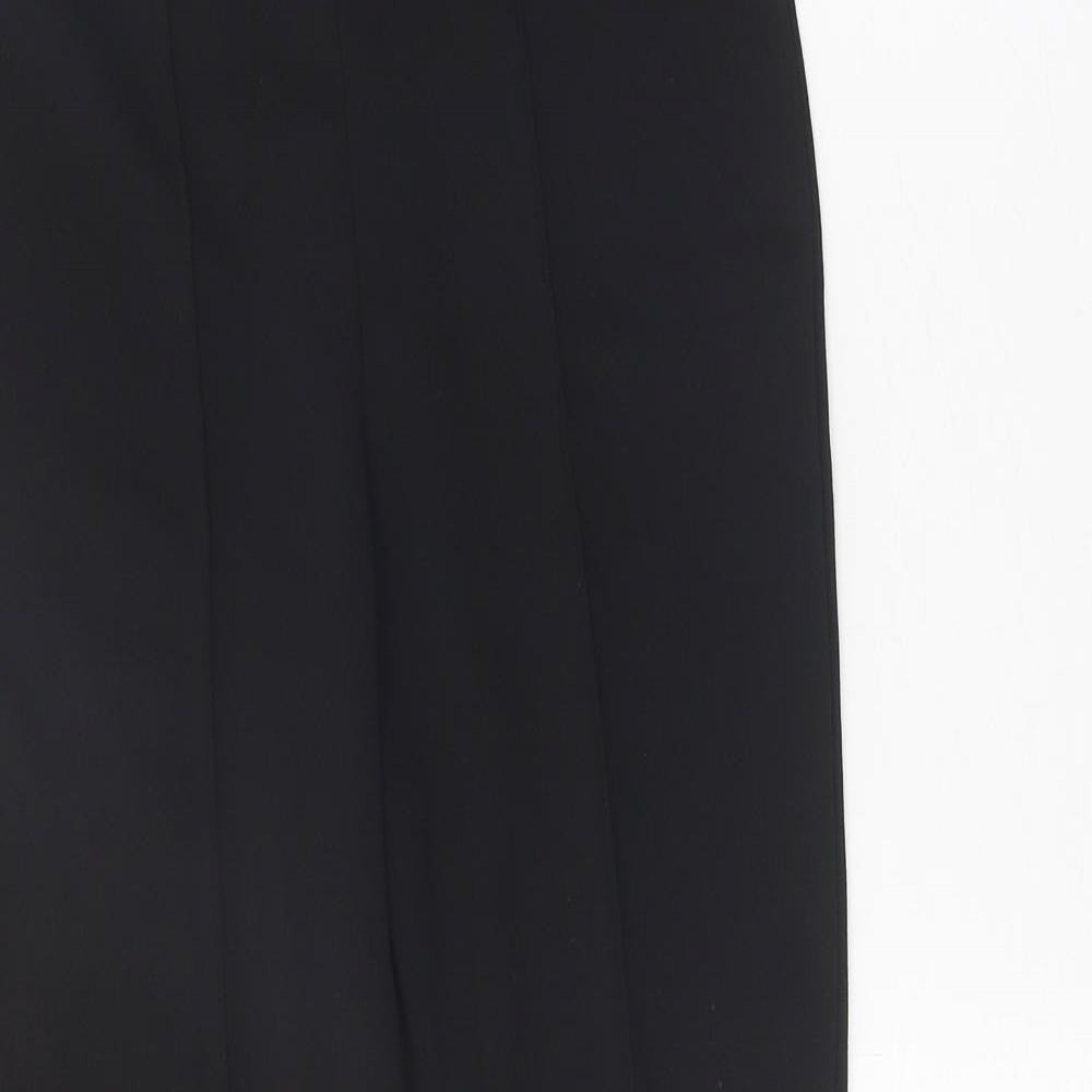 Missguided Womens Black Polyester Trousers Size 10 Regular