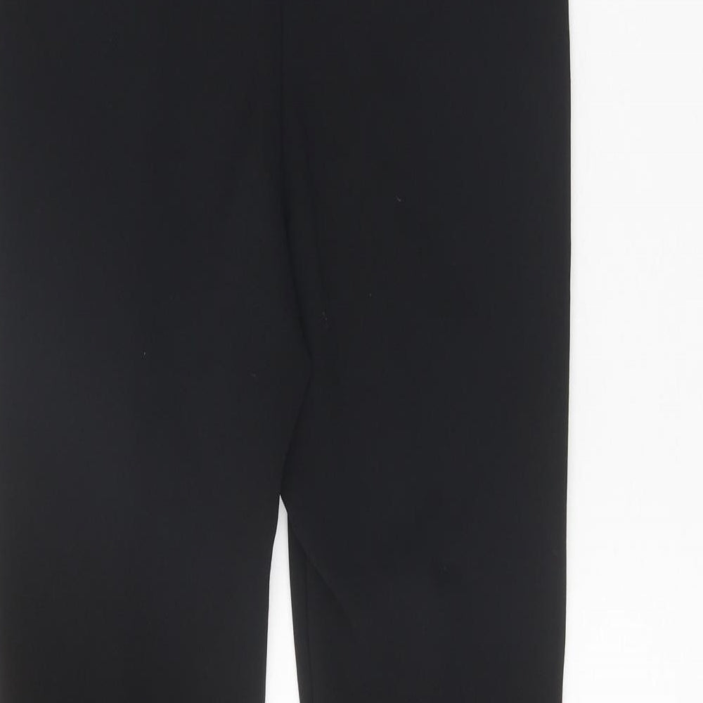 Missguided Womens Black Polyester Trousers Size 10 Regular