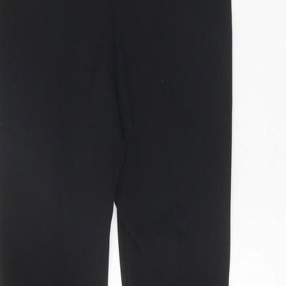Missguided Womens Black Polyester Trousers Size 10 Regular