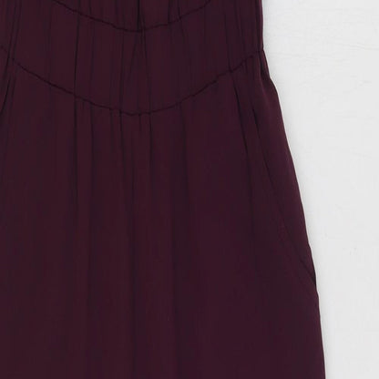 Womens UK Size 4 ASOS One-Piece Red Jumpsuit