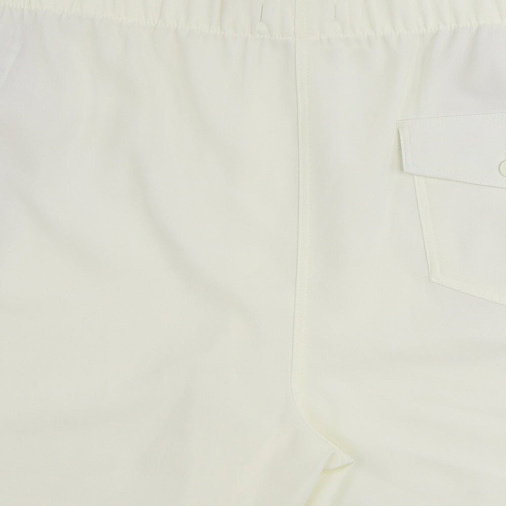 Marks and Spencer Womens Ivory Polyester Sweat Shorts Size 22 Regular